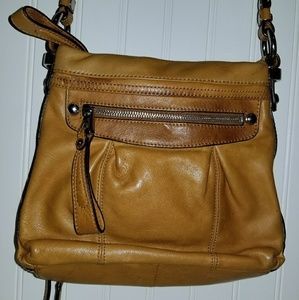 B Makowsky Leather Crossbody